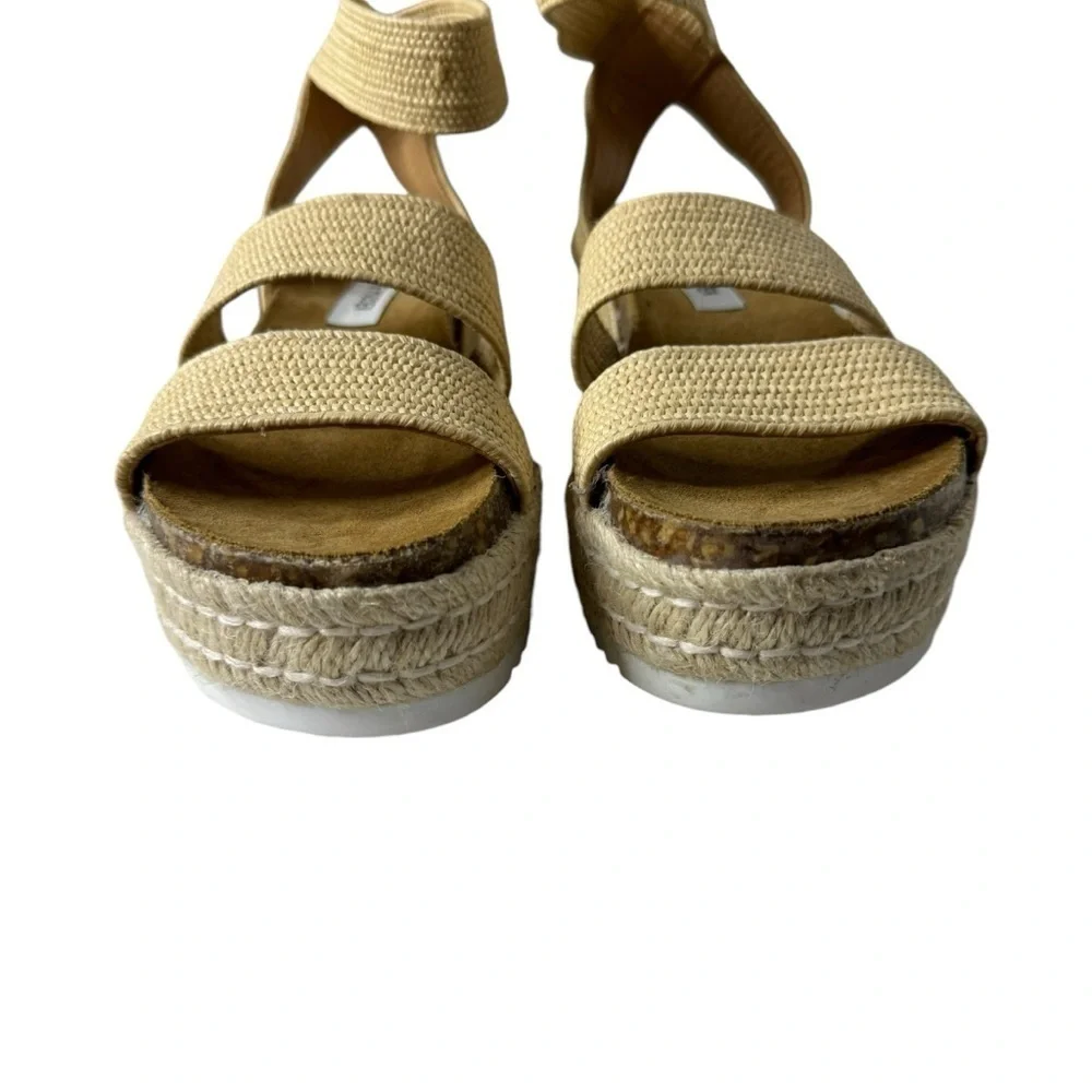Steve Madden Kimmie Espadrille in Natural Raffia 7